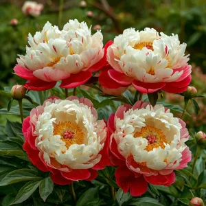 Пион Коралловый Каскад купить по цене от 490р. в интернет-магазине «Посадика» с доставкой почтой в в Североуральске и по всей России – [изображение №1].