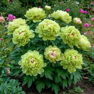 Пион Зеленые Бобы купить по цене от 610р. в интернет-магазине «Посадика» с доставкой почтой в в Североуральске и по всей России – [изображение №1].