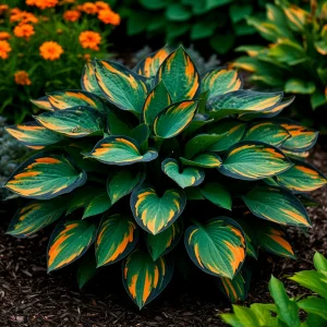 Хоста Бархатный Полог купить по цене от 560р. в интернет-магазине «Посадика» с доставкой почтой в в Североуральске и по всей России – [изображение №1].